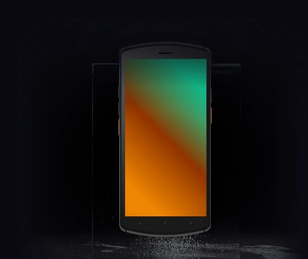 Coletor de dados Android Novalogi com scanner integrado, frente e verso