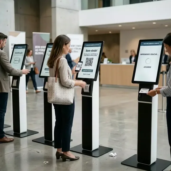 Totem SlimFit em operação