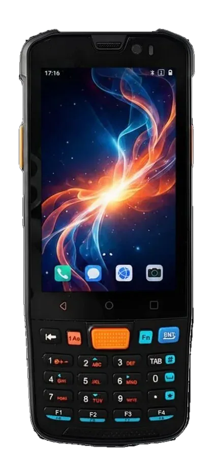 Novalogi N60 KEY coletor industrial Android 11 com display IPS HD+ 4 polegadas e teclado QWERTY iluminado scanner profissional Honeywell e Zebra